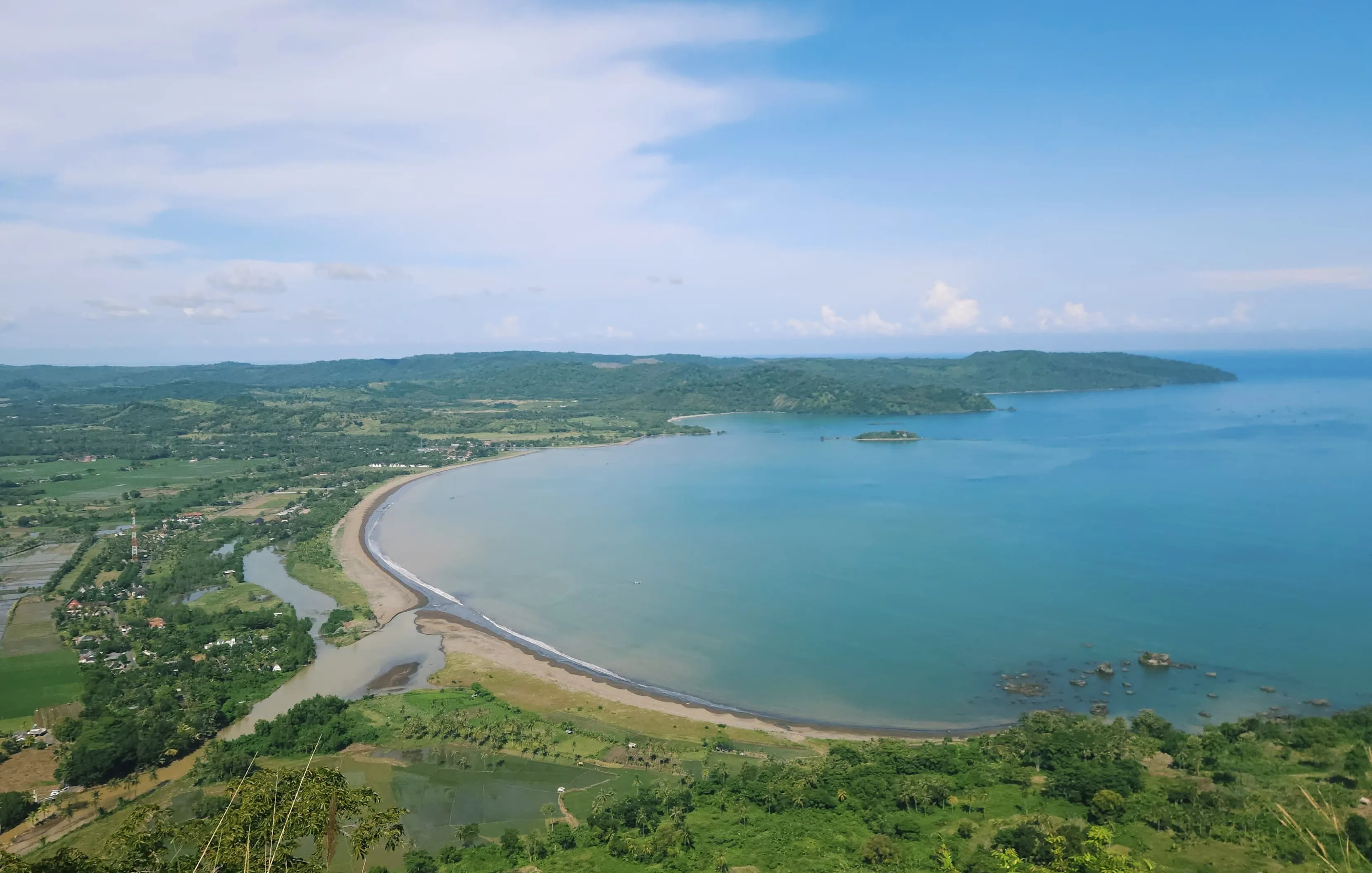 The ancient shoreline